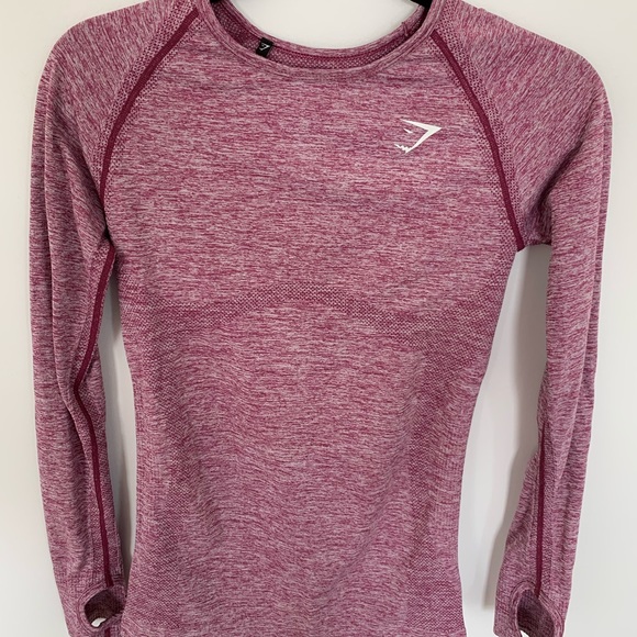 Gymshark Long Sleeve Workout Top - Picture 1 of 4